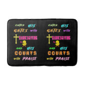 Voer zijn Gates Chick November Cross Thanksgiving Badmat (Voorkant)