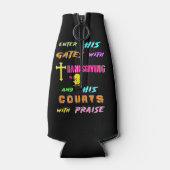 Voer zijn Gates Chick November Cross Thanksgiving Flesjeskoeler (Achterkant)