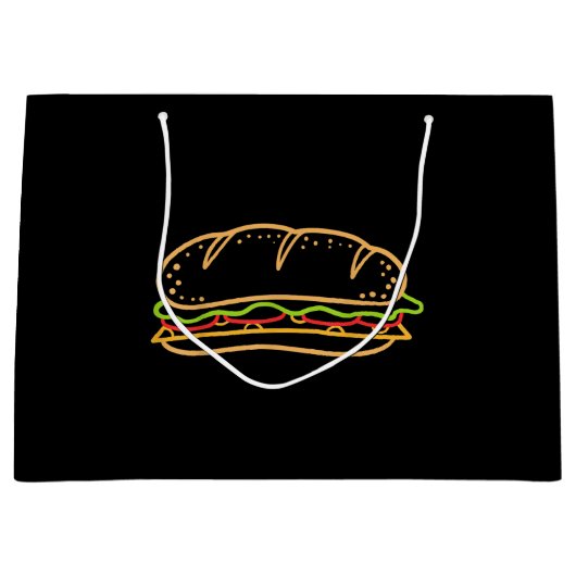 Voering voor sandwich groot cadeauzakje (Voorkant)