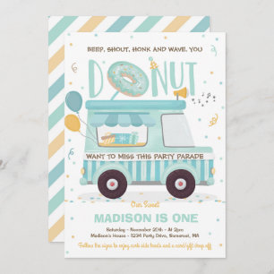 Voers- en vaderlandslievel van Donut Birthday bij Kaart