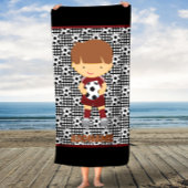 Voert de Towel van de Beach van Voetbal met de Naa Strandlaken