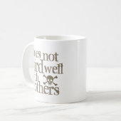 Voert niet goed met anderen koffiemok (Voorkant links)