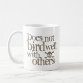 Voert niet goed met anderen koffiemok (Links)