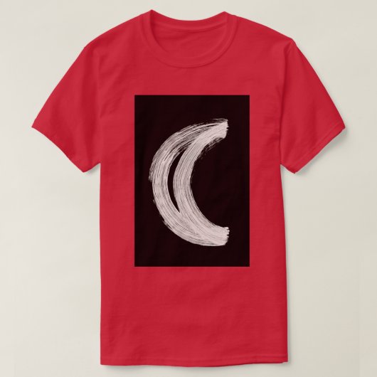Voert Symbolen Solar System 0005 Moon Inverted uit T-shirt (Design voorkant)