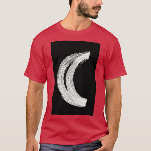 Voert Symbolen Solar System 0005 Moon Inverted uit T-shirt