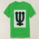 Voert Symbolen Solar System 0010 Neptune uit T-shirt (Design voorkant)