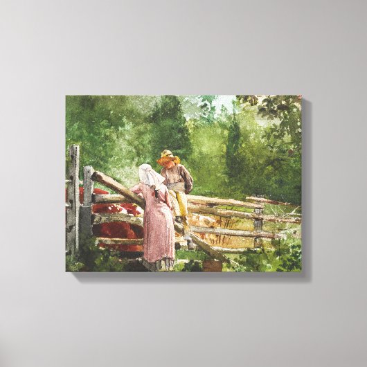 Voertijd Canvas Afdruk (Voorkant)