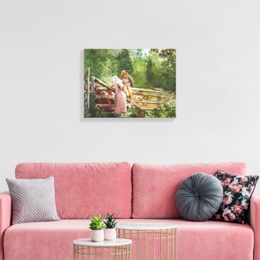 Voertijd Canvas Afdruk (Insitu (Woonkamer))