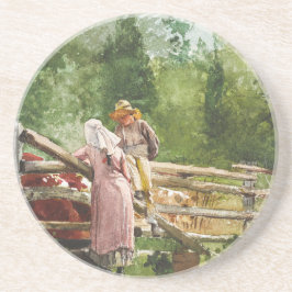 Voertijd Zandsteen Onderzetter