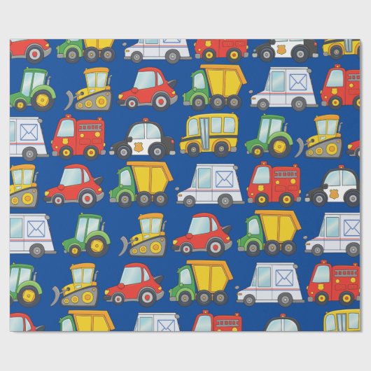  voertuig cadeaupapier (Vlak)