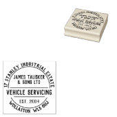 Voertuig het Onderhouden Rubberzegel Rubberstempel (Gestempeld)