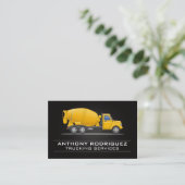 voertuig voor de bouw van beton visitekaartje (Staand voorkant)