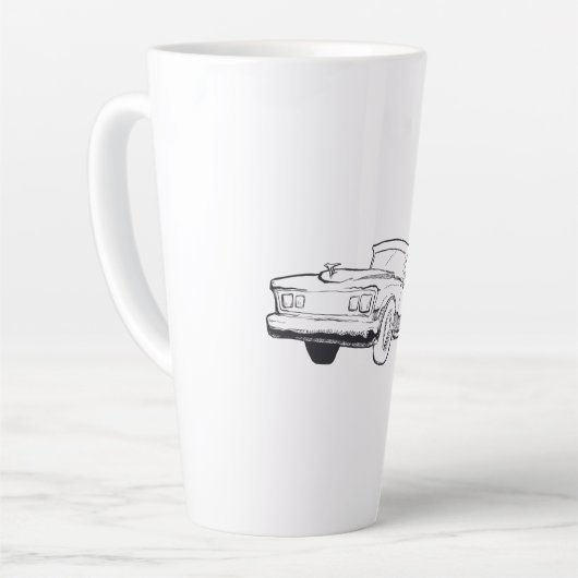 voertuigafbeelding latte mok (Linkerhoek)