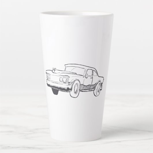 voertuigafbeelding latte mok (Voorkant)