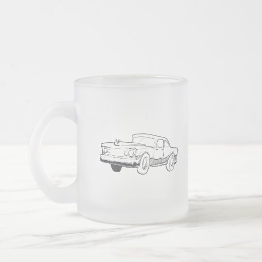 voertuigafbeelding matglas koffiemok (Links)