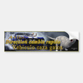 Voertuigcaza gatos bumpersticker (Voorkant)
