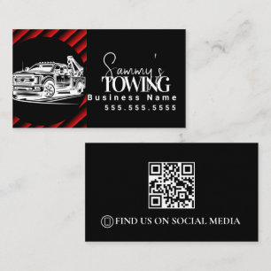 Voertuigdetailing QR-code Visitekaartje