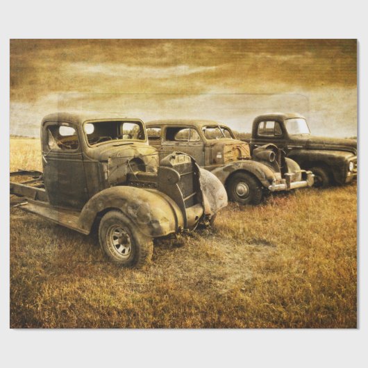  voertuigen cadeaupapier (Vlak)