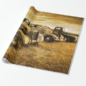  voertuigen cadeaupapier (Uitgerold)