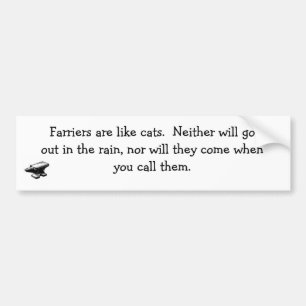 Voertuigen en katten met bumper bumpersticker