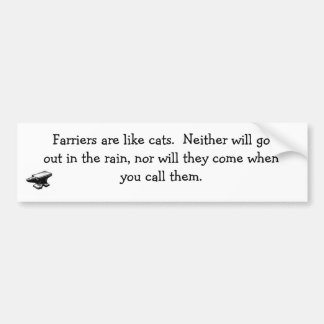 Voertuigen en katten met bumper bumpersticker