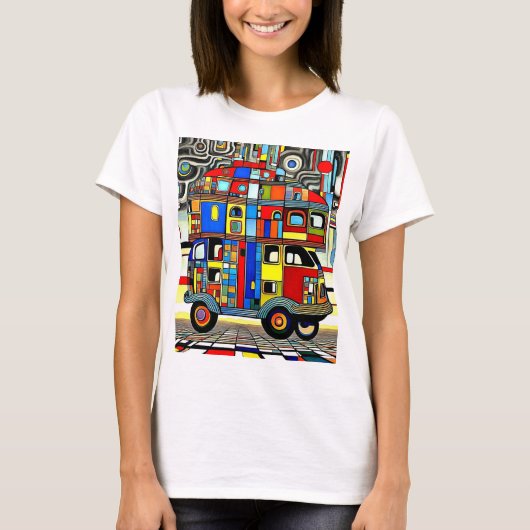 Voertuigen op wielen 7 t-shirt (Voorkant)