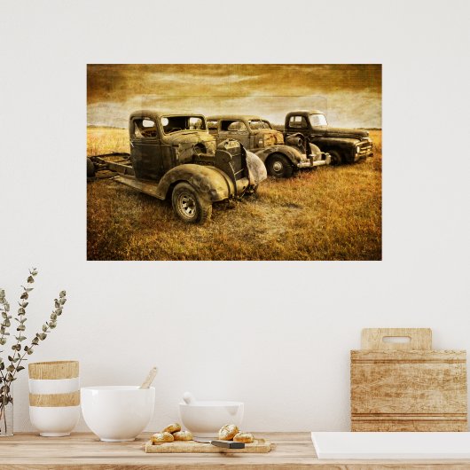  voertuigen poster (Keuken)