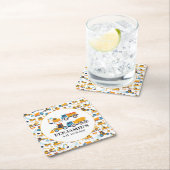 Voertuigen voor de bouw van vuilniswagens - Birthd Kartonnen Onderzetters (Insitu)