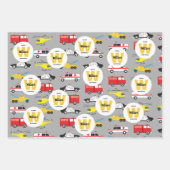 Voertuigen voor noodgevallen Verplaatsingsnaam Inpakpapier Vel (Voorkant)