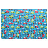 Voertuigpatroon met vrachtwagentractor stof (Fat Quarter)