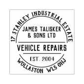 Voertuigreparaties - Rubberstempel (Afrduk)