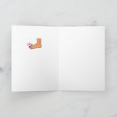 Voet-2 gebroken Teen Kaart (Binnen)