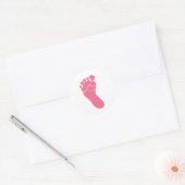 Voet[2].jpg Ronde Sticker (Envelop)