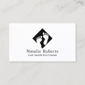 Voet Gezondheidszorgbeoefenaar Massage Spa minimaa Visitekaartje (Voorkant)
