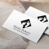 Voet Gezondheidszorgbeoefenaar Massage Spa minimaa Visitekaartje