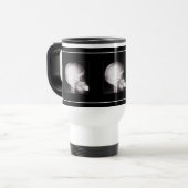 Voet in Mouth (voeg jouw tekst toe) Reisbeker (Voorkant links)