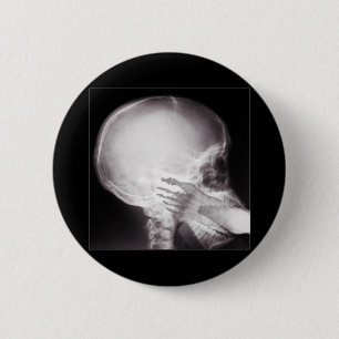 Voet in Mouth (voeg jouw tekst toe) Ronde Button 5,7 Cm