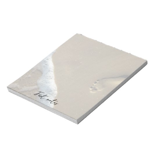 Voet-kladblok Notepad Notitieblok (Linkerzijde)