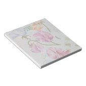 VOET PEAS WATERVERF FLOWER NOTA PAD NOTITIEBLOK (Schuin)