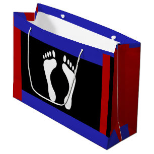 Voet Pride Vlag (Voetafdruk) Groot Cadeauzakje