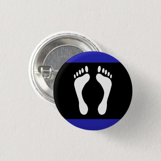 Voet Pride Vlag (Voetafdruk) Ronde Button 3,2 Cm (Voorkant /achterkant)