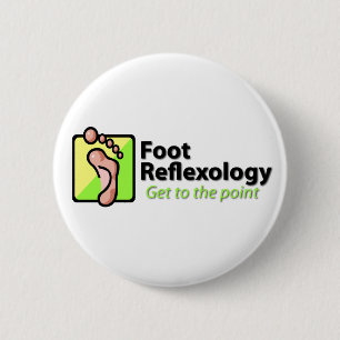 Voet Reflexology Ronde Button 5,7 Cm