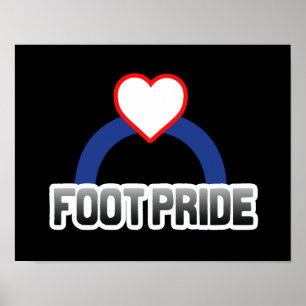 Voet trots poster