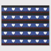 Voet trots vlag cadeaupapier (Vlak)