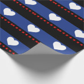 Voet trots vlag cadeaupapier (Hoek)