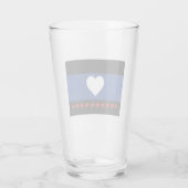 Voet trots vlag glas (Achterkant)