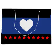 Voet trots vlag groot cadeauzakje (Voorkant)