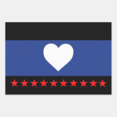 Voet trots vlag inpakpapier vel (Voorkant 2)