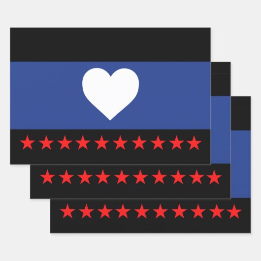 Voet trots vlag inpakpapier vel (Set)