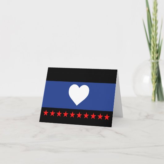 Voet trots vlag kaart (Voorkant)